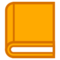 Orange Book emoji on HTC